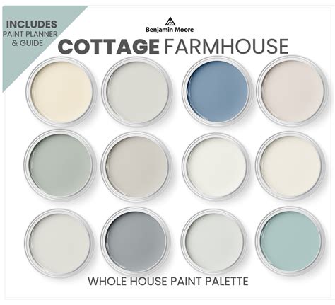 Benjamin Moore Cottage Farmhouse Colors Cottage Style Paint Etsy Israel