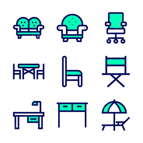 Different Types Clipart Hd Png Different Types Of Chairs And Tables