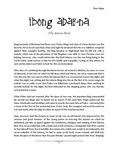Script Ibong Adarna Three Strikes And Out