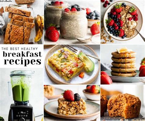 Healthy Breakfast Recipes Joyfoodsunshine