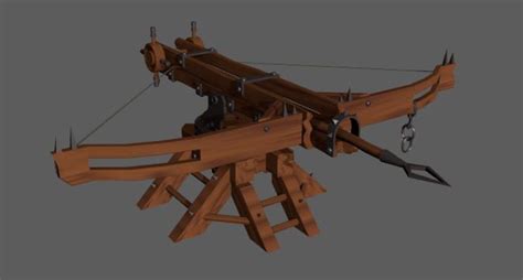 Ancient Ballista 156248 3d Model Download 3d Model Ancient Ballista