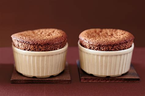 Dark Chocolate Souffles With Cardamom Crème Anglaise Recipe