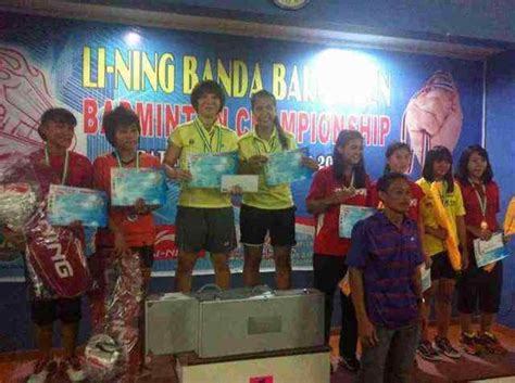 Olympic games men singles, women singles, men doubles, women doubles. Singapore Badminton School