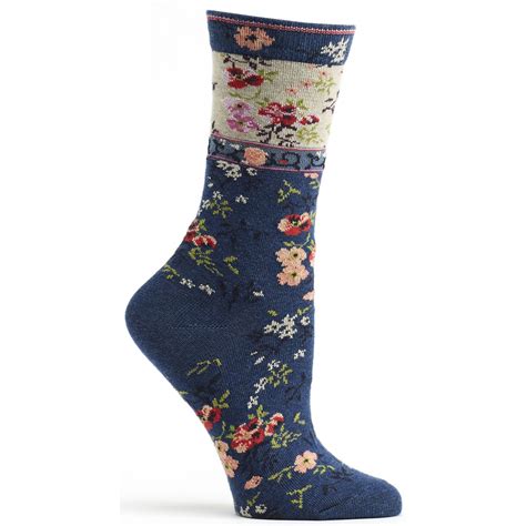 Mona Linen Sock Women Socks Fashion Socks Women Floral