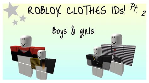 Roblox clothes codes (pants and shirts ids) roblox username: Roblox Clothes IDs |boys & girls| - YouTube