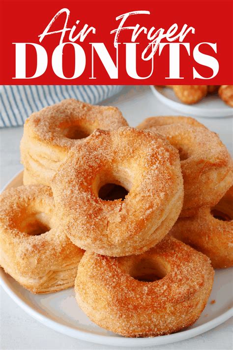 These Air Fryer Donuts Are Made With Canned Biscuits And Coated With