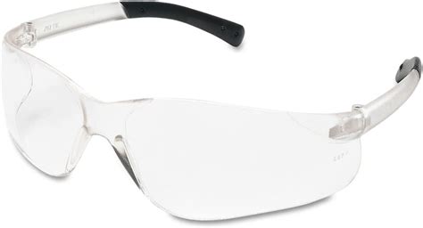 Tuelgodty Bk110bx Bearkat Safety Glasses Wraparound Black Frame Clear Lens