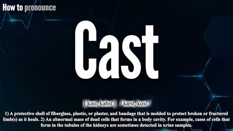 Cast Pronunciation How To Pronounce Say Cast Correctly Meaning