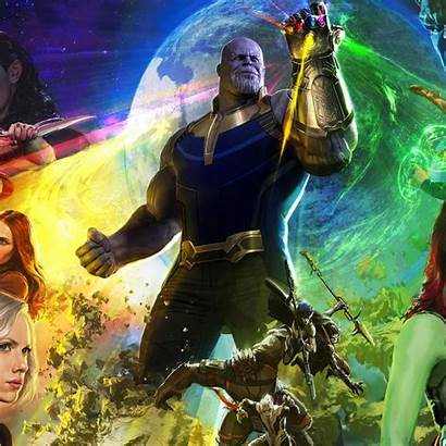 Avengers 4k Infinity War Thanos Marvel Poster