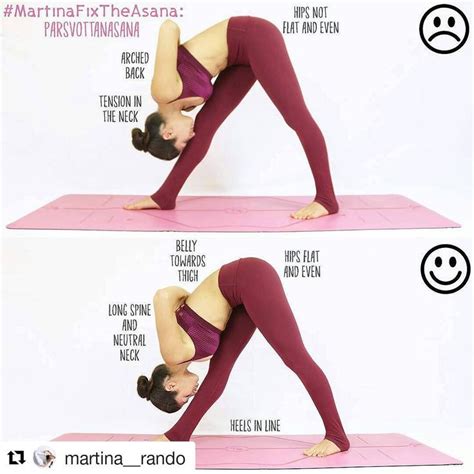 Yoga Alignment Tipsandtutorials On Instagram ­parsvottanasana