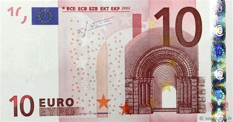 Comment imprimer mon billet ? 10 Euro EUROPA 2002 €.110. b91_0460 Banknotes