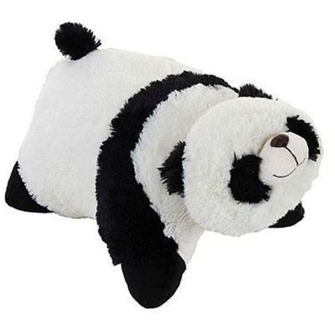 Genuine My Pillow Pet Comfy Panda Large 18 Black And White New