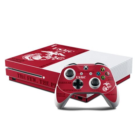 Microsoft Xbox One S Console And Controller Kit Skin Semper Fi By Us