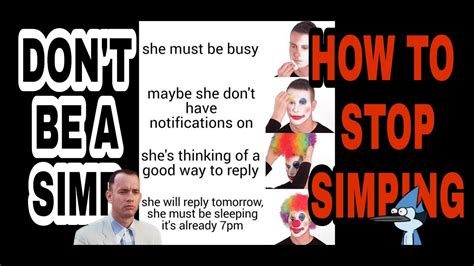 How To Stop Simping Youtube