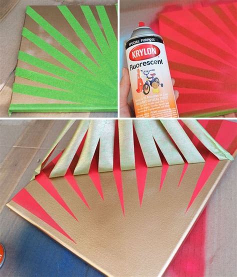 Home Is Where The Art Is 4 Simple Ways To Make Spray Paint Wall Art