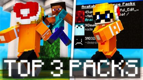 Top 3 Best Minecraft Texture Packs For Bedwars Fps Boost And Pvp