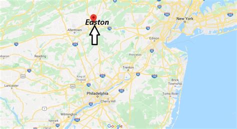 where is easton pennsylvania what county is easton pennsylvania in where is map