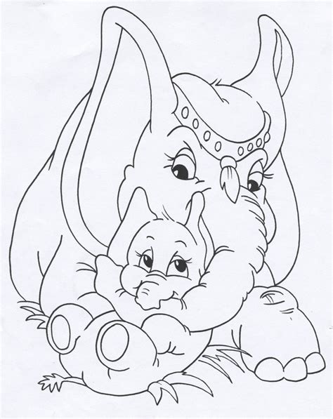 The collection is varied with different skill levels and. Mother and Baby Elephant Coloring Page - Animal Place