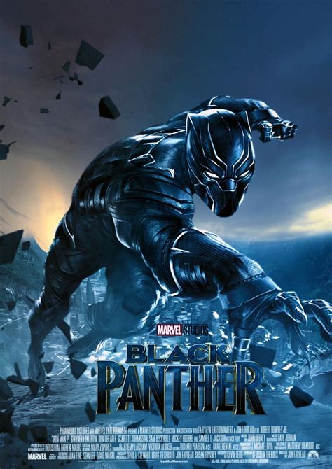 Marvels Black Panther Movie Poster Available In Various Size Ebay