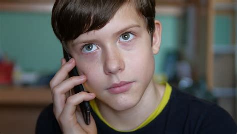 Teen Boy Talking On the Stock Footage Video (100% Royalty-free) 21519553 | Shutterstock