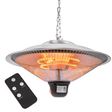 Try one of these 5 nice hanging patio heater ceiling lamps:#1 indoor & outdoor ceiling electric patio heater from. 20" Electric Patio Infrared Outdoor Ceiling Heater Indoor ...