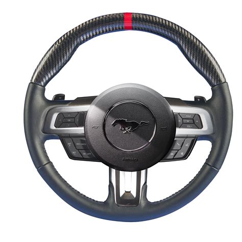 Mustang Carbon Fiber Custom Steering Wheel