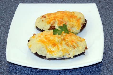 Berenjenas Al Horno Rellenas De Carne Las Recetas De Manuel