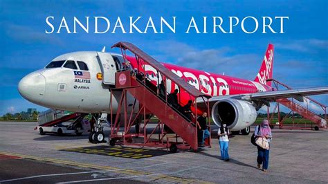Sandakan Airport Sabah Malaysia Youtube