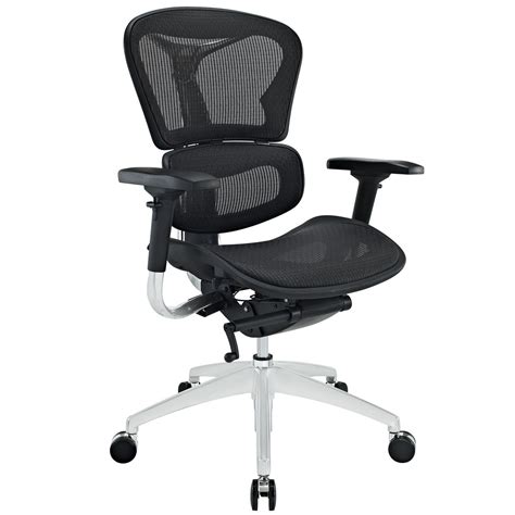 There are a number of ergonomic chairs that are ergonomically sculpted with a lumbar support curvature built into the chair. Lift Mid Back Ergonomic Mesh Fabric Office Chair w/ Lumbar ...