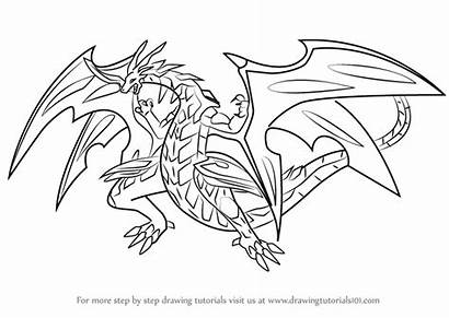 Bakugan Dragonoid Draw Battle Neo Brawlers Drawing