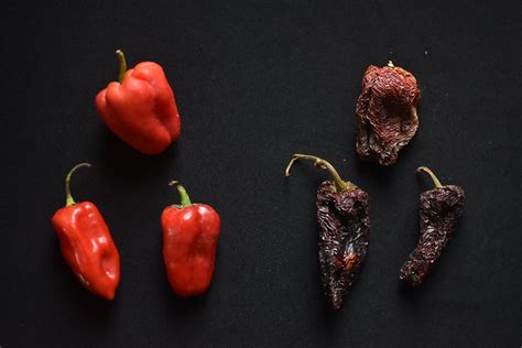 Some Dried Peppers In Nigeria Kitchen Butterfly
