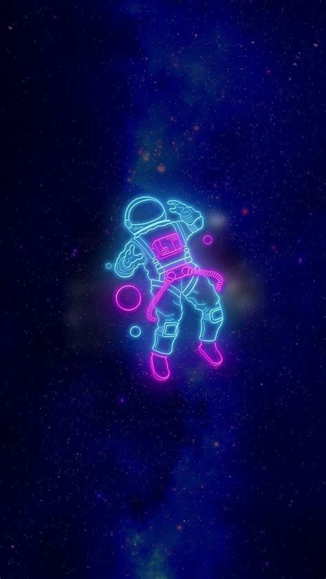 Pinmeriknk Neons Wallpaper 💖 Wallpaper Iphone Neon Astronaut