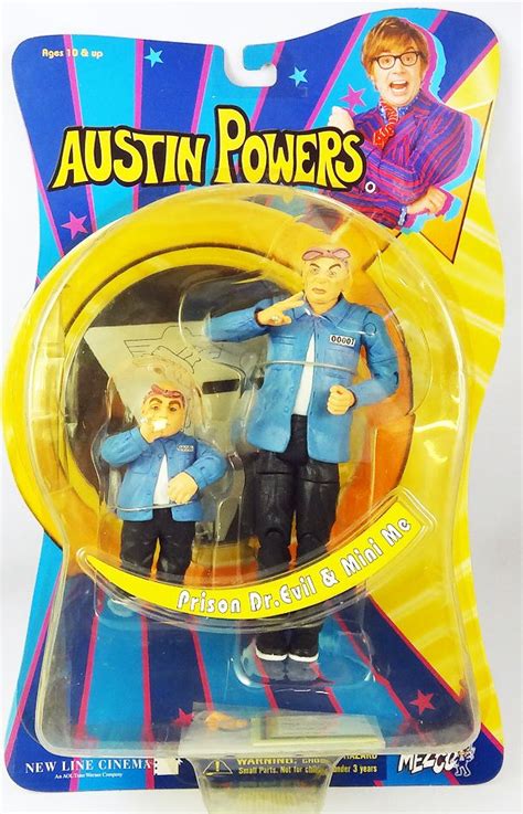 Austin Powers Goldmember Mezco Prison Dr Evil And Mini Me