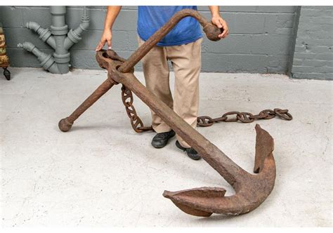 Rare And Massive Antique Maritime Ships Anchor At 1stdibs Antique