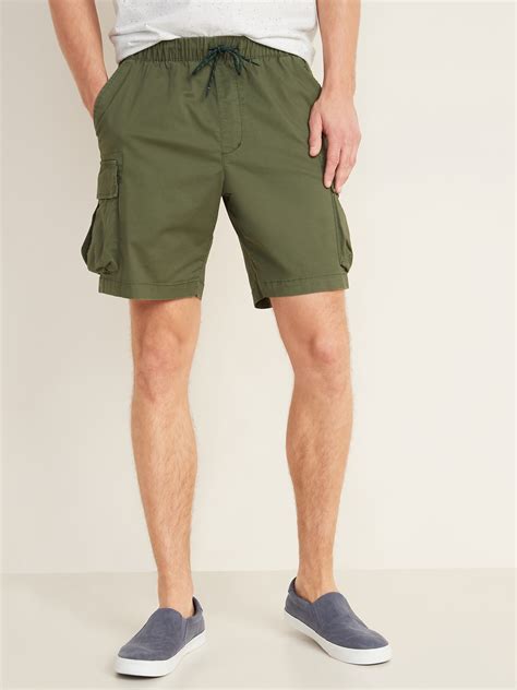 cargo jogger shorts for men 9 inch inseam old navy