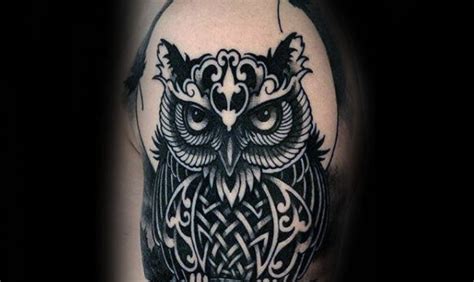 15 Tribal Owl Tattoo Designs And Ideas Petpress