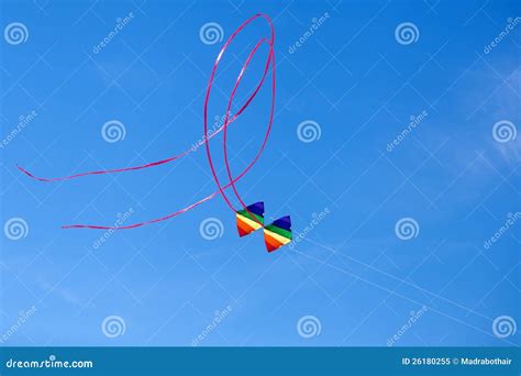 Flying Colorful Kites Stock Image Image Of Enjoy Vacation 26180255