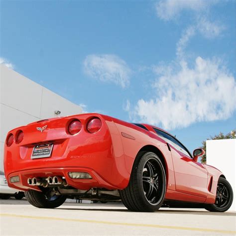 Corvette Sr1 Performance Wheels Bullet Series Semi Gloss Black On