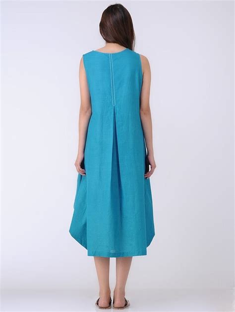 Drape Dress Blue महिलाओं की डिजाइनर ड्रेस लेडीज डिजाइनर ड्रेस