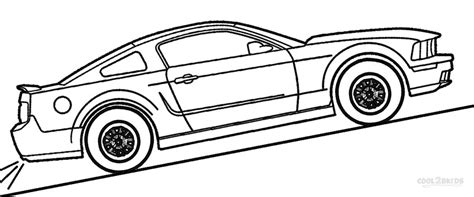 They can be a good alternative for boys who don't like to color and prefer to play with toy cars. Printable Mustang Coloring Pages For Kids | Cool2bKids