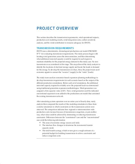 How To Write An Overview Of A Project