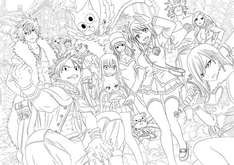 Fairy Tail Lineart By Tobeyd On Deviantart