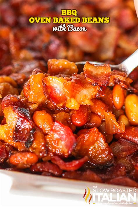 Bbq Oven Baked Beans With Bacon Video
