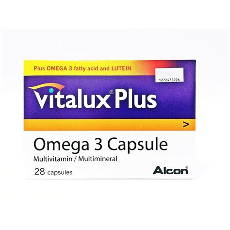 These statements have not been evaluated by the fda. VITALUX PLUS OMEGA 3 CAPSULE 28'S (EXP:9/2020) | Shopee ...