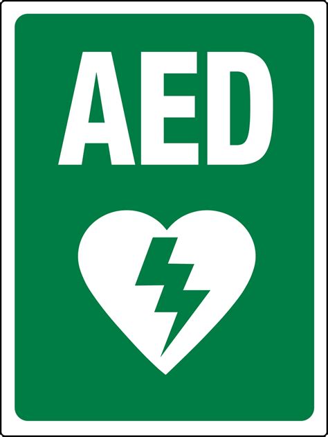 Aed Signs Free Printable