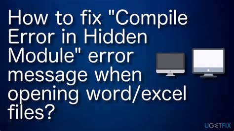 Compile Error In Excel 2016 Vandeloth Designs