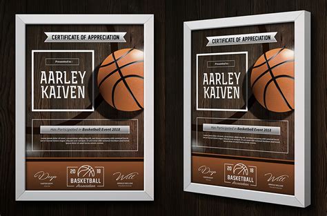 Basketball Card Template Photoshop Collection