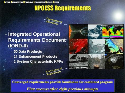 Npoess National Polar Orbiting Operational Environmental Satellite