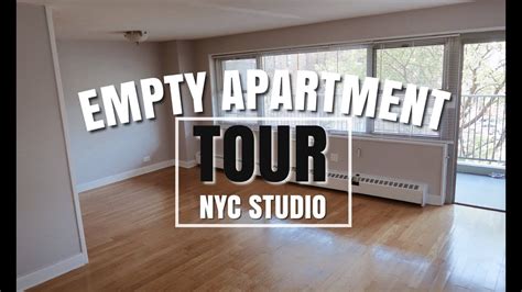 Empty Apartment Tour Nyc Studio Apartment Shopping Youtube