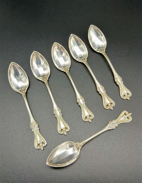 Stunning Sterling Silver Demitasse Coffee Spoons Towle Old Colonial